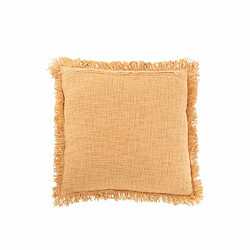 Paris Prix Coussin Déco Franges Velours 45x45cm Ocre