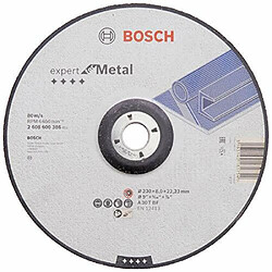 2608600386 Bosch Meule à ébarber pour acier, Gris, 230 mm, 8,0 mm, 1 pièce