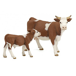 Vache simmental PAPO figurine