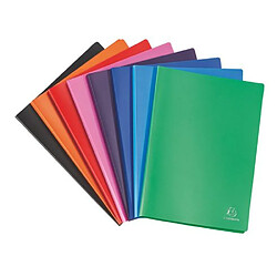 Protège-documents Exacompta polypropylène opaque A4 30 pochettes couleurs assorties