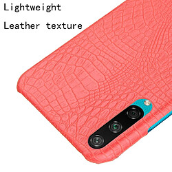 Acheter Wewoo Coque Pour Huawei Enjoy 10 Shockproof Crocodile Texture PC + PU Case Red