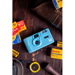 Appareil photo argentique compact 24x36 Kodak M35 Cerulean Blue Réutilisable pas cher