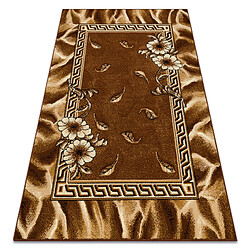 RUGSX BCF Rug Morad TRIO fleurs, feuilles classique - marron 120x170 cm