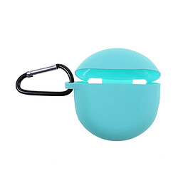 Coque en silicone airpods avec boucle bleu clair pour votre Huawei FreeBuds 3