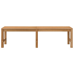 Helloshop26 Banc de jardin meuble de patio d'extérieur terrasse 150 x 40 x 45 cm bois de teck massif 02_0011250