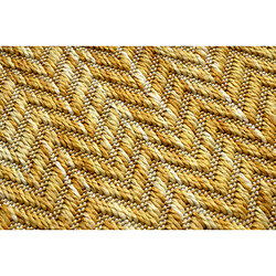 RUGSX Moderno FISY tapis SIZAL 20776 Zigzag, mélange jaune 120x170 cm pas cher