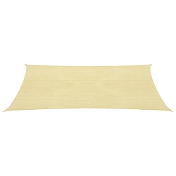 Helloshop26 Voile d'ombrage 160 g/m² beige 2,5 x 5 m pehd 02_0008957