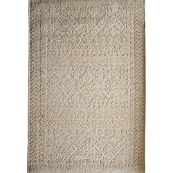 Thedecofactory DEHORS DEDANS PYRA - Tapis pour intérieur-extérieur en polypropylène beige 120X170