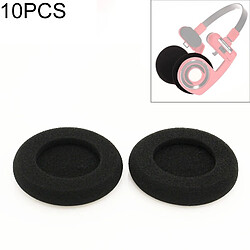 Wewoo Coussinets Mousse 10 PCS Pour KOSS PP / SP Couverture de casque de protection éponge cache-oreilles