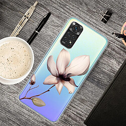 Coque en TPU antichoc fleur rose pour votre Xiaomi Redmi Note 11S 4G/Redmi Note 11 4G (Qualcomm)