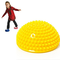 Wewoo Hémisphère Équilibre Pas à Durian Épi Boule De Massage Intégration Sensorielle Des Jeux Extérieur En Plein Air Jouets Pour Enfants Jaune