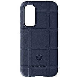 Avizar Coque pour Galaxy A54 5G Silicone Épais avec Coins Antichocs Motif Relief Bleu