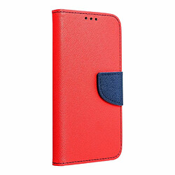 Etui en simili cuir pour HUAWEI P30 Lite rouge/marine