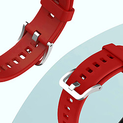 Avizar Bracelet pour Huawei Watch Fit 2 Silicone Résistant Sangle à Trous rouge pas cher