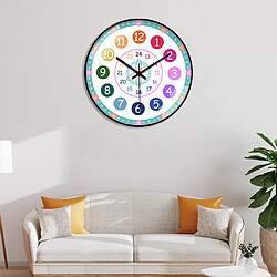 Avis horloge murale enfants salle de classe chambres salon