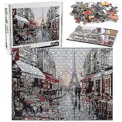 Avis Universal 1000pcs Paris Flower Street Jigsaw Diy Puzzle Toys Assemblage Picture Decor