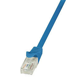 LogiLink Câble patch EconLine, Cat. 6, U/UTP, 0,25 m, bleu ()