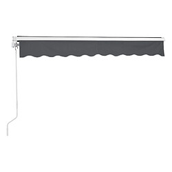 Acheter Helloshop26 Store banne avec manivelle 250 x 200 cm gris foncé 03_0008300