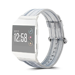 Wewoo Bracelet pour montre connectée en cuir avec dessin coloré Fitbit Ionic