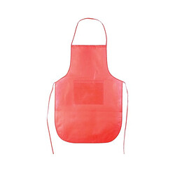 Totalcadeau Tablier de cuisine unicolore avec poche - Tablier pour la maison et la cuisine Couleur - Orange pas cher