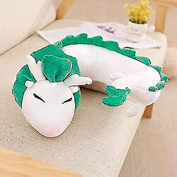 Acheter Universal Doux blanc dragon dessin animé cou oreiller peluche coussin