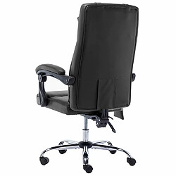 Acheter Maison Chic Chaise Gaming | Chaise de bureau Ergonomique Fauteuil de massage Noir Similicuir -GKD70526