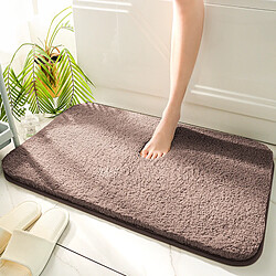 LUUCOZK Tapis de bain antidérapants absorbants à séchage rapide pour salle de bain - Millet-60x90cm 