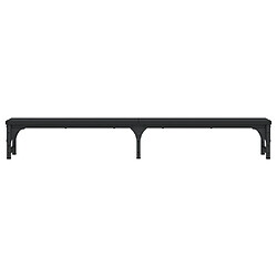 Avis vidaXL Support de moniteur noir 105x23x15,5 cm bois d'ingénierie