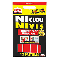 PATTEX - Ni clou ni vis en pastille transparent