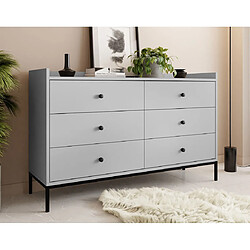 Acheter Bestmobilier Filipo - commode - gris - 130 cm