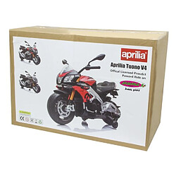 Jamara Ride-on Aprilia Tuono V4 1100 RR rouge 12V pas cher