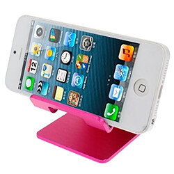 Wewoo Support Holder rose pour iPad, l'pour iPhone, Galaxy, le Huawei, Xiaomi, HTC, Sony, et d'autres téléphones ou tablettes mobiles de bureau de en aluminium,