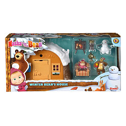 SIMBA Masha and the Bear Winter House Play Set