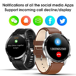 Avis Universal Smartwatch Homme Thermomètre ECG Smartwatch IP68 Imperméable Tension Artérielle Smartwatch pour Huawei Xiaomi | Smartwatch (Noir)