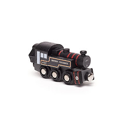 Bigjigs Rail Réplique de moteur de train Ivatt noir