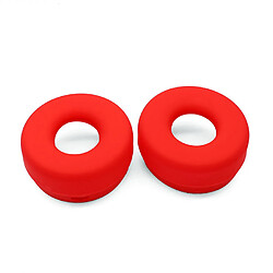 1 Paire Housse de protection casque en Silicone souple pour casque Beats Solo Pro Solo 4 Rouge