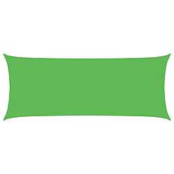 vidaXL Voile d'ombrage 160 g/m² Vert clair 2x4,5 m PEHD