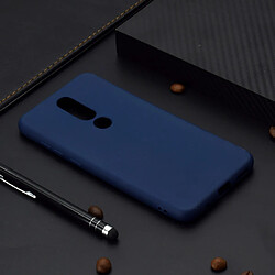 Wewoo Coque Souple Pour Nokia 6.1 Plus Candy Color TPU Case Bleu