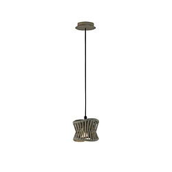 Luminaire Center Suspension Polinesia Beige foncé