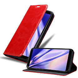 Cadorabo Coque WIKO VIEW MAX Etui en Rouge