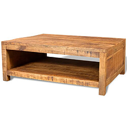 Avis Maison Chic Tabls basse,Table Console pour salon Bois massif de manguier -MN87555