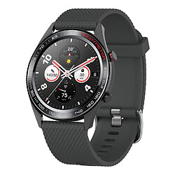 Bracelet en silicone diamant gris pour votre Huawei Watch GT/Samsung Galaxy Watch 46mm