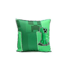 Universal Minecrafted Creeper Cotton PillowGreen