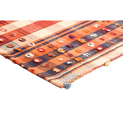 Vidal Tapis de laine 225x141 rouge Jajim