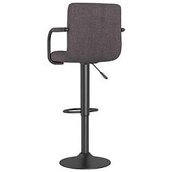 Acheter vidaXL Tabouret de bar Taupe Tissu