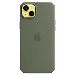 Apple Coque en silicone MagSafe pour iPhone 14 Plus - Olive pas cher