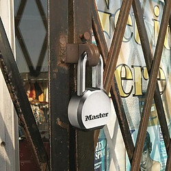 Acheter MASTER LOCK Cadenas Haute Sécurité - A Clé - Acier Inoxydable - Anse Longue - Extérieur - M830EURDLH