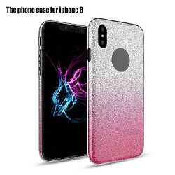 Acheter Universal 3-en-1 Case de protection de téléphone portable brillant Bling Mobile Phone Cover pour iPhone X