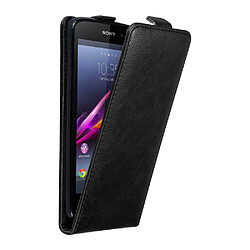 Cadorabo Coque Sony Xperia Z1 Etui en Noir