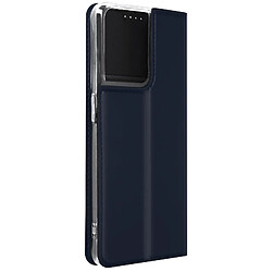 Housse pour Oppo Reno 8 5G Clapet Porte-carte Support vidéo Dux Ducis Bleu Nuit